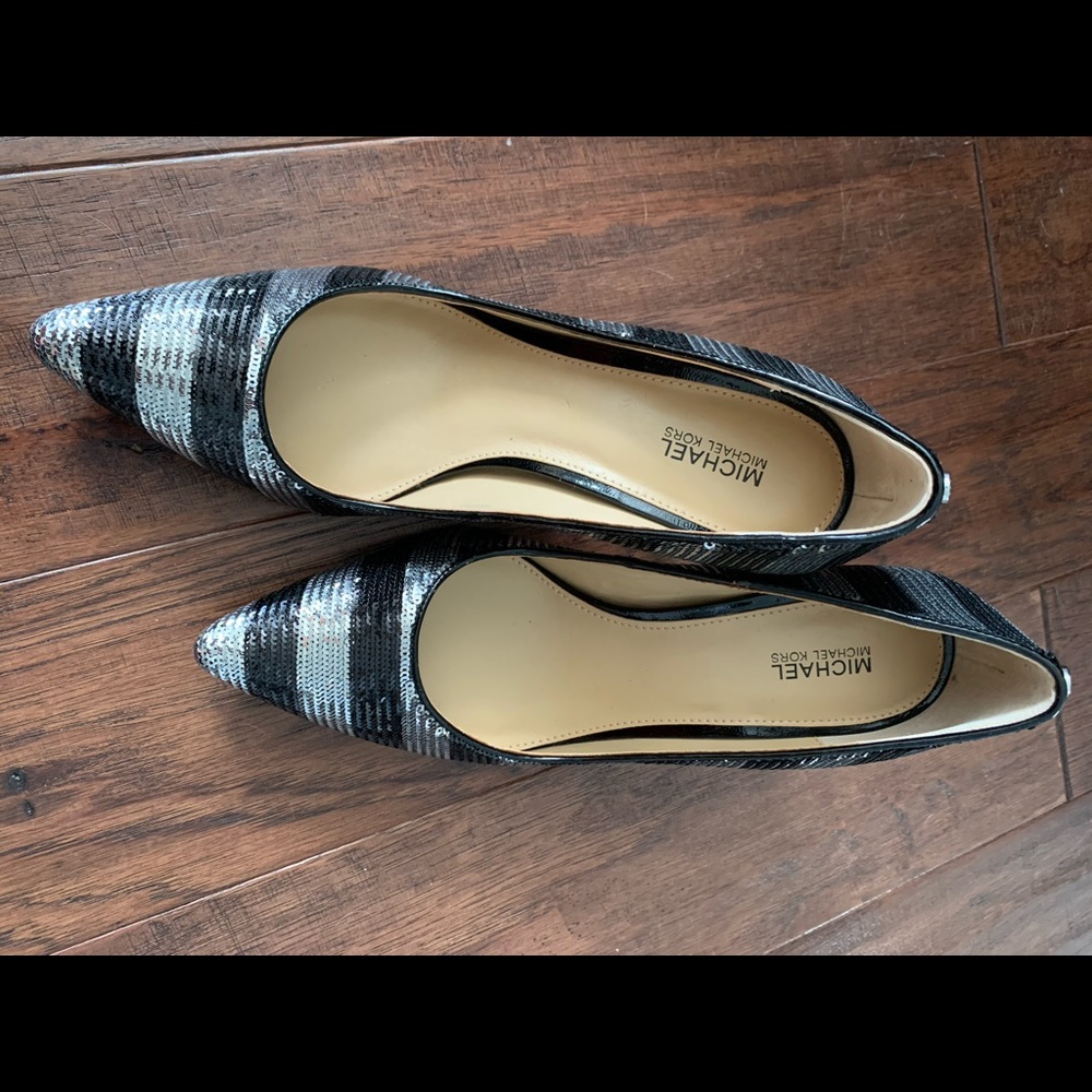 Michael Kors spangle pumps